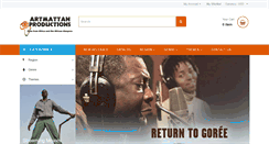 Desktop Screenshot of africandiasporavideo.com