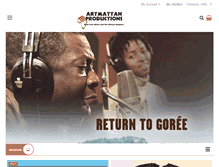 Tablet Screenshot of africandiasporavideo.com